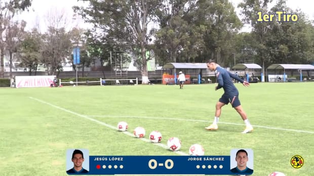 Chucho López vs Jorge Sánchez crossbar challenge